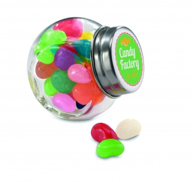 Logo trade promotional giveaway photo of: Glass jar with jelly beans