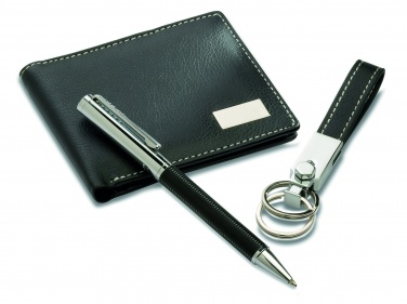 Logotrade advertising products photo of: Ball pen key ring and wallet Lappeenranta