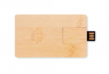 Logo trade promotional gift photo of: 16GB bamboo casing USB