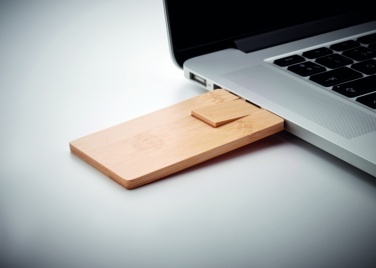 Logotrade advertising products photo of: 16GB bamboo casing USB