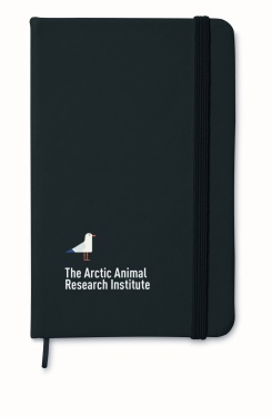 Logo trade promotional giveaways image of: A6 notebook 96 lined sheets