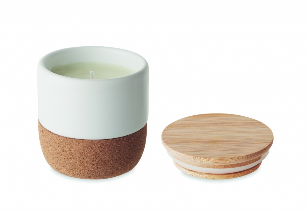 Logo trade advertising product photo of: Plant based wax candle 80 gr