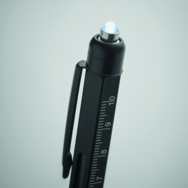 Logo trade advertising products picture of: Spirit level pen with ruler