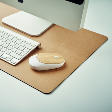 Logo trade promotional giveaways image of: Large recycled paper desk pad