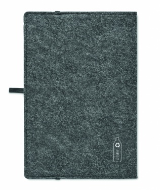 Logotrade corporate gift picture of: A5 notebook RPET felt