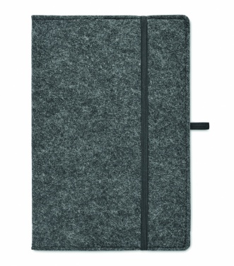 Logo trade advertising products image of: A5 notebook RPET felt