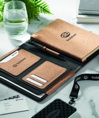 Logotrade promotional gift image of: A5 portfolio in cork