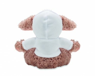 Logo trade promotional merchandise picture of: Bunny plush wearing a hoodie