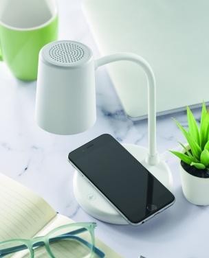 Logo trade promotional products picture of: Wireless charger, lamp speaker