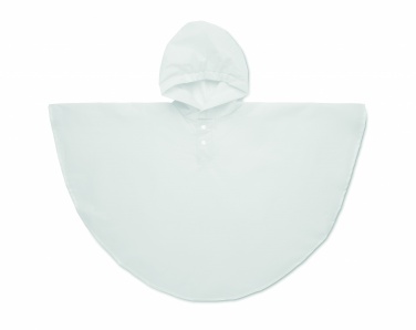Logo trade promotional gift photo of: PEVA kid rain coat with hood