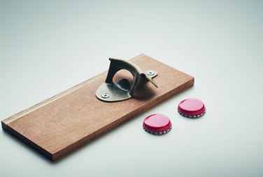 Logo trade promotional giveaway photo of: Wall mounted bottle opener