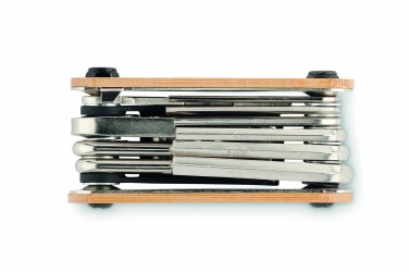 Logo trade promotional merchandise image of: Multi tool pocket in bamboo