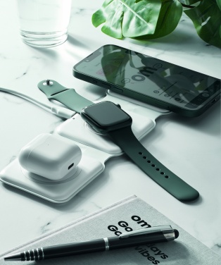 Logo trade promotional giveaways image of: Foldable charging station