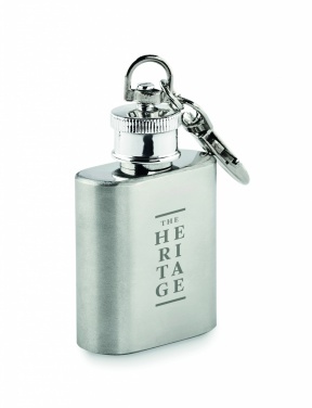 Logo trade advertising products image of: Hipflask key ring Joensuu