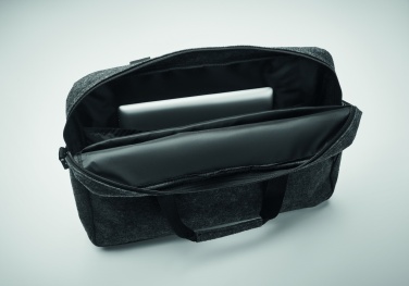 Logotrade promotional products photo of: 15 inch RPET felt laptop bag