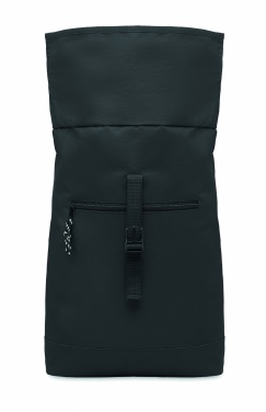 Logo trade promotional gifts image of: 600Dpolyester rolltop backpack