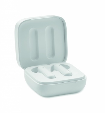 Logo trade corporate gifts picture of: TWS earbuds with solar charger