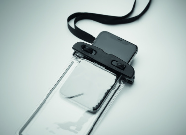 Logo trade promotional giveaways image of: Waterproof smartphone pouch