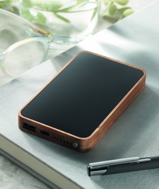 Logo trade advertising products picture of: Wireless 4000 mAh Power bank