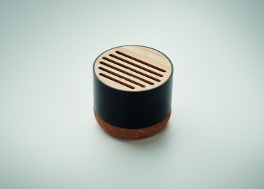 Logo trade promotional items image of: Cork and aluminium speaker