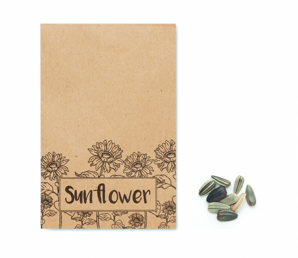 Logo trade advertising products image of: Sunflower seeds in envelope