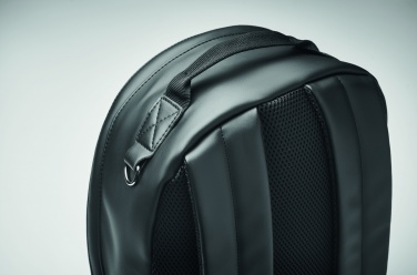 Logo trade promotional merchandise image of: Laptop 15" soft PU backpack