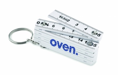 Logotrade advertising product image of: Carpenters ruler key ring 50cm Kotka