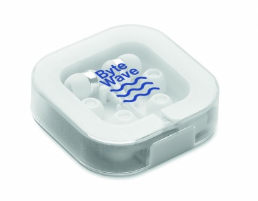 Logo trade promotional merchandise photo of: Ear phones with silicone covers