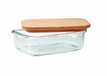 Logotrade corporate gift picture of: Glass lunch box with cork lid