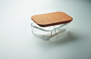Logotrade promotional products photo of: Glass lunch box with cork lid