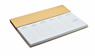 Logo trade promotional items image of: Weekly desktop planner