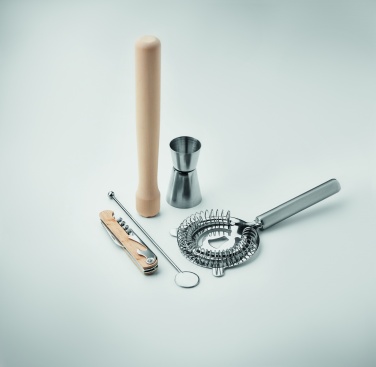 Logo trade promotional products picture of: 5 piece cocktail kit in pouch.