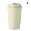 PLA double wall tumbler 350 ml, Beige