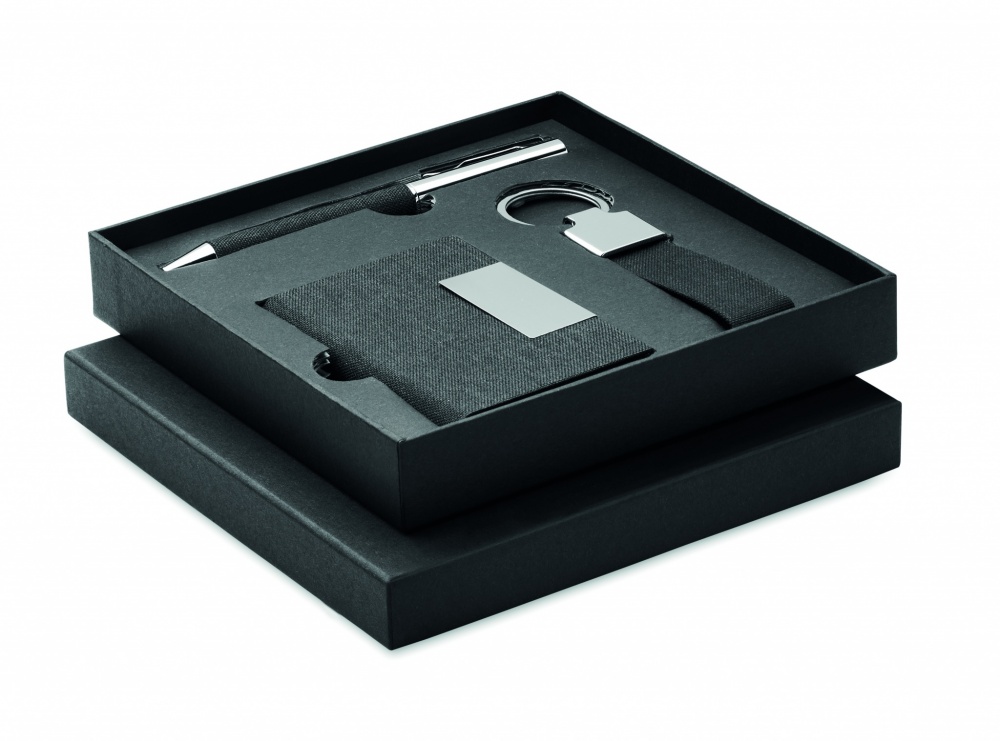 Logotrade advertising product image of: 3-piece gift set in a gift box with customizable printing