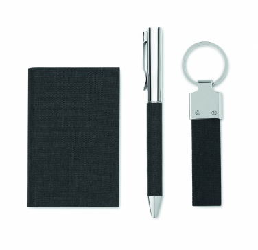 Logotrade advertising product picture of: 3-piece gift set in a gift box with customizable printing