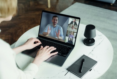 Logotrade promotional product image of: USB rechargeable table lamp