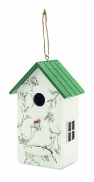 Logo trade promotional gifts picture of: Bird house in plywood