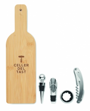 Logotrade promotional merchandise photo of: Bottle shaped wine set
