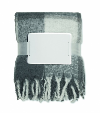 Logotrade promotional merchandise image of: Chequered mohair blanket
