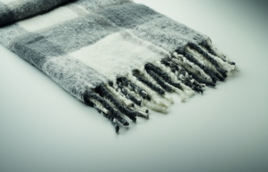 Logo trade promotional items image of: Chequered mohair blanket