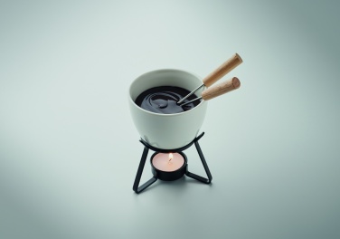 Logo trade promotional gift photo of: Ceramic fondue set 240 ml