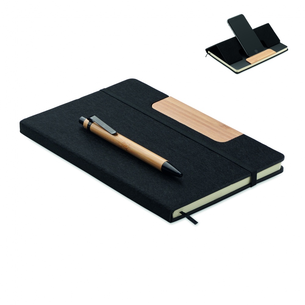 Logo trade promotional items image of: A5 RPET notebook set