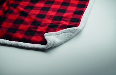 Logotrade business gift image of: RPET sherpa fleece blanket