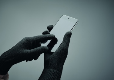 Logotrade corporate gift picture of: Knitted gloves in RPET