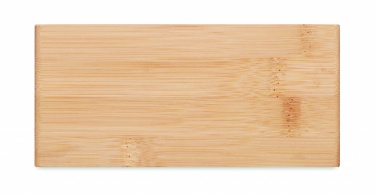 Logo trade promotional items image of: Wireless charger in bamboo 5W