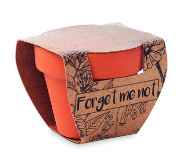 Logo trade promotional products image of: Terracotta pot 'forget me not'