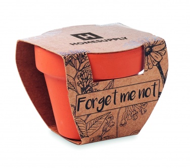 Logotrade promotional item image of: Terracotta pot 'forget me not'