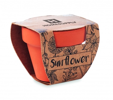 Logotrade promotional product image of: Terracotta pot 'sunflower'