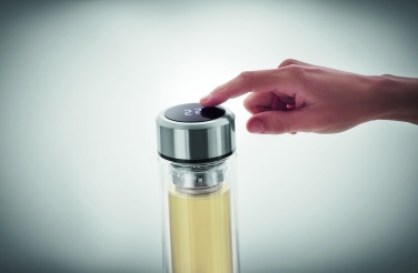 Logotrade promotional merchandise image of: Bottle with touch thermometer