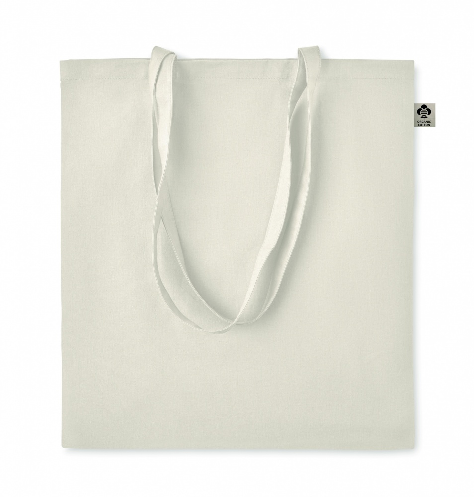 Logo trade business gifts image of: Organic cotton shopping bag